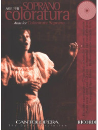 Cantolopera: Arie Per Soprano Coloratura Vol. 1 (noty na klavír, zpěv)(+audio)