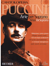 Giacomo Puccini: Cantolopera - Arie Per Soprano Vol. 1 (noty na klavír, zpěv)(+audio)