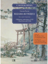 Giacomo Puccini: Cantolopera - Madame Butterfly (noty na klavír, zpěv)(+audio)
