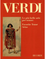 Giuseppe Verdi: Le Piu' Belle Arie Per Tenore (noty na klavír, zpěv)