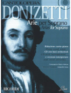 Gaetano Donizetti: Cantolopera - Donizetti Arie Per Soprano (noty na klavír, zpěv)(+audio)