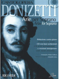 Gaetano Donizetti: Cantolopera - Donizetti Arie Per Soprano (noty na klavír, zpěv)(+audio)