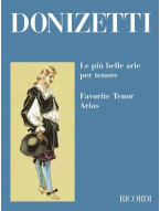 Gaetano Donizetti: Le Piu' Belle Arie Per Tenore (noty na klavír, zpěv)