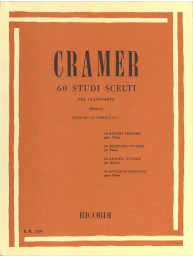 Johann Baptist Cramer: 60 Studi Scelti (noty na klavír)(+audio)