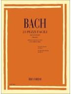 Johann Sebastian Bach: 23 Pezzi Facili Ed.1960 (noty na klavír)(+audio)
