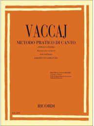 Nicola Vaccai: Practical Vocal Method - Soprano or Tenor (noty na klavír, zpěv)(+audio)