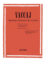 Nicola Vaccai: Practical Vocal Method - Mezzo / Baritone (noty na klavír, zpěv)(+audio)