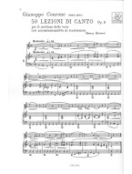 Giuseppe Concone: 50 Lezioni Op. 9 (noty na klavír, zpěv)(+audio)