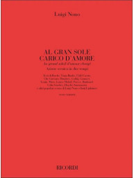 Luigi Nono: Al Gran Sole Carico D'Amore  (noty, partitura)
