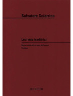 Salvatore Sciarrino: Luci Mie Traditrici (noty, partitura)