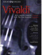 Antonio Vivaldi: Soloist In Concert - Summer (noty na housle, klavír)(+audio)