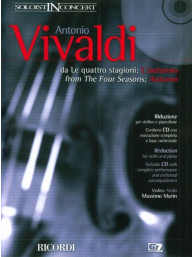 Antonio Vivaldi: Soloist In Concert - Autumn (noty na housle, klavír)(+audio)