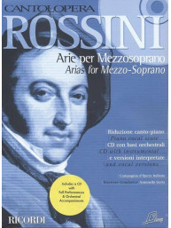 Gioachino Rossini: Cantolopera - Arie Per Mezzosoprano (noty na klavír, zpěv)(+audio)