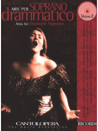 Cantolopera: Arie Per Soprano Drammatico Vol. 2 (noty na klavír, zpěv)(+audio)