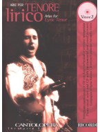 Cantolopera: Arie Per Tenore Lirico Vol. 2 (noty na klavír, zpěv)(+audio)