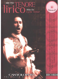 Cantolopera: Arie Per Tenore Lirico Vol. 2 (noty na klavír, zpěv)(+audio)