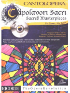 Cantolopera: Sacred Masterpieces - Tenore (noty na klavír, zpěv)(+audio)