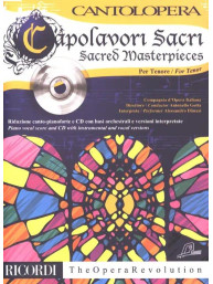Cantolopera: Sacred Masterpieces - Tenore (noty na klavír, zpěv)(+audio)