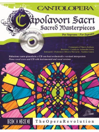 Cantolopera: Sacred Masterpieces - Soprano Vol. 2 (noty na klavír, zpěv)(+audio)