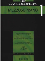 Cantolopera 1: Mezzosoprano (noty na klavír, zpěv)(+audio)