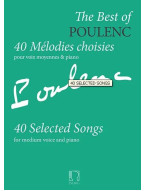 Best of Francis Poulenc - Medium Voice (noty na klavír, zpěv)