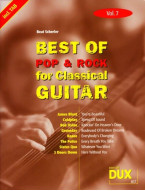 Best of Pop & Rock for Classical Guitar Vol. 7 (noty, tabulatury na klasickou kytaru)