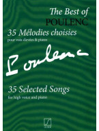 Best of Francis Poulenc - High Voice (noty na klavír, zpěv)