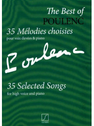 Best of Francis Poulenc - High Voice (noty na klavír, zpěv)
