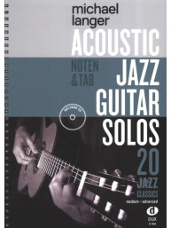 Acoustic Jazz Guitar Solos (noty na klasickou kytaru)(+audio)