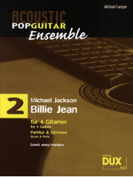 Michael Jackson: Billie Jean (noty pro kytarový soubor, party, partitura)