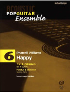 Pharrell Williams: Happy (noty pro kytarový soubor, party, partitura)