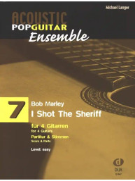Bob Marley: I Shot The Sheriff (noty pro kytarový soubor, party, partitura)