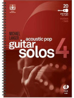 Acoustic Pop Guitar Solos 4 (noty, tabulatury na klasickou kytaru)(+audio)