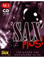 Sax Plus! Vol. 3 (noty na alt/tenorsaxofon)(+audio)