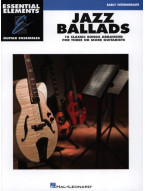 Essential Elements Guitar Ensemble: Jazz Ballads (noty pro kytarový soubor, partitury)