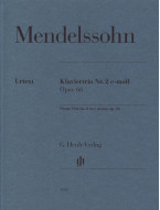 Felix Mendelssohn: Piano Trio No. 2 in C minor op. 66 (noty na housle, violoncello, klavír)
