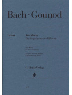 Charles Gounod /Johann Sebastian Bach: Ave Maria - Low Voice (noty na klavír, zpěv)