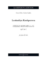 Leokadiya Kashperova: Cello Sonata No. 1 in G op. 1, no. 1 (noty na violoncello, klavír)
