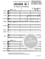 Dmitrij Šostakovič: Piano Concerto No.2 Op.102 (noty, kapesní partitura)