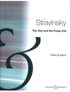Igor Stravinskij: Owl And The Pussy Cat (noty na klavír, zpěv)