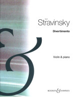Igor Stravinskij: Divertimento (noty na housle, klavír)