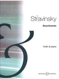 Igor Stravinskij: Divertimento (noty na housle, klavír)