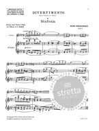 Igor Stravinskij: Divertimento (noty na housle, klavír)