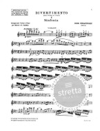 Igor Stravinskij: Divertimento (noty na housle, klavír)