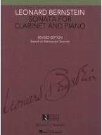 Leonard Bernstein: Sonata For Clarinet And Piano (noty na klarinet, klavír)