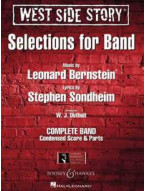 Leonard Bernstein: West Side Story Selections (noty pro koncertní orchestr, party, partitura)
