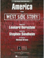 Leonard Bernstein: America From the West Side Story (noty pro školní orchestr, party, partitura)