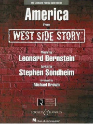 Leonard Bernstein: America From the West Side Story (noty pro školní orchestr, party, partitura)