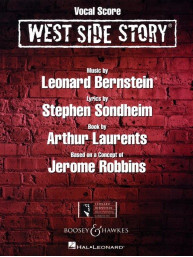 Leonard Bernstein: West Side Story (noty na klavír, zpěv, vokální partitura)