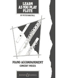 Peter Wastall: Learn As You Play Flute (noty na příčnou flétnu, klavír)